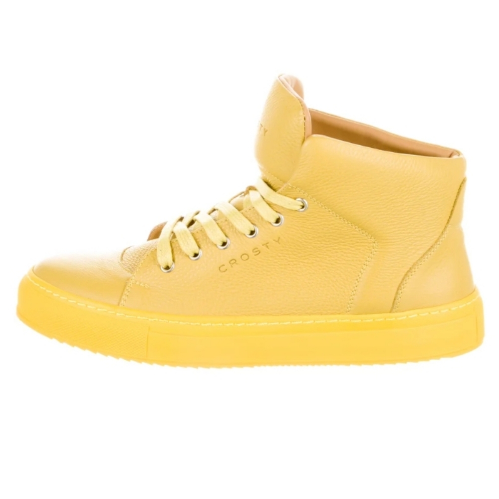 Crosty - Leather Round-Toe Sneakers